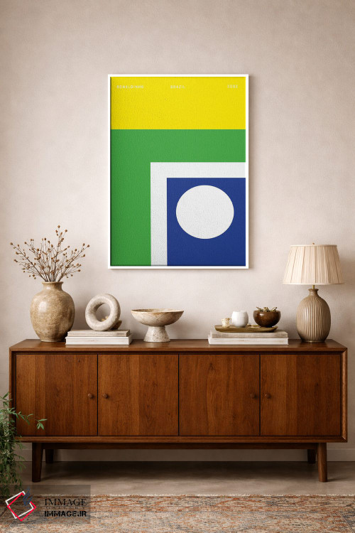 تابلو مینیمال رونالباوریو، برزیل ۲۰۰۲ اثر نیک بارکلی - D1W