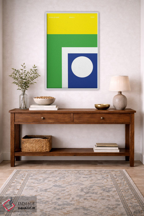 تابلو مینیمال رونالباوریو، برزیل ۲۰۰۲ اثر نیک بارکلی - D3W