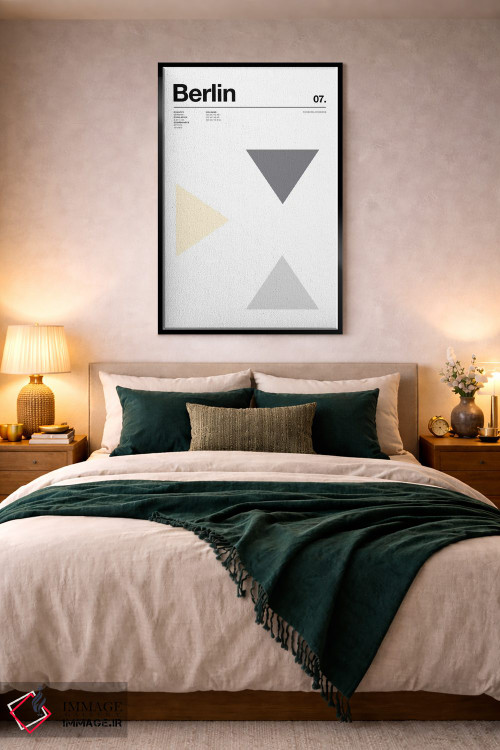 تابلو مینیمال برلین اثر نیک بارکلی - D4B