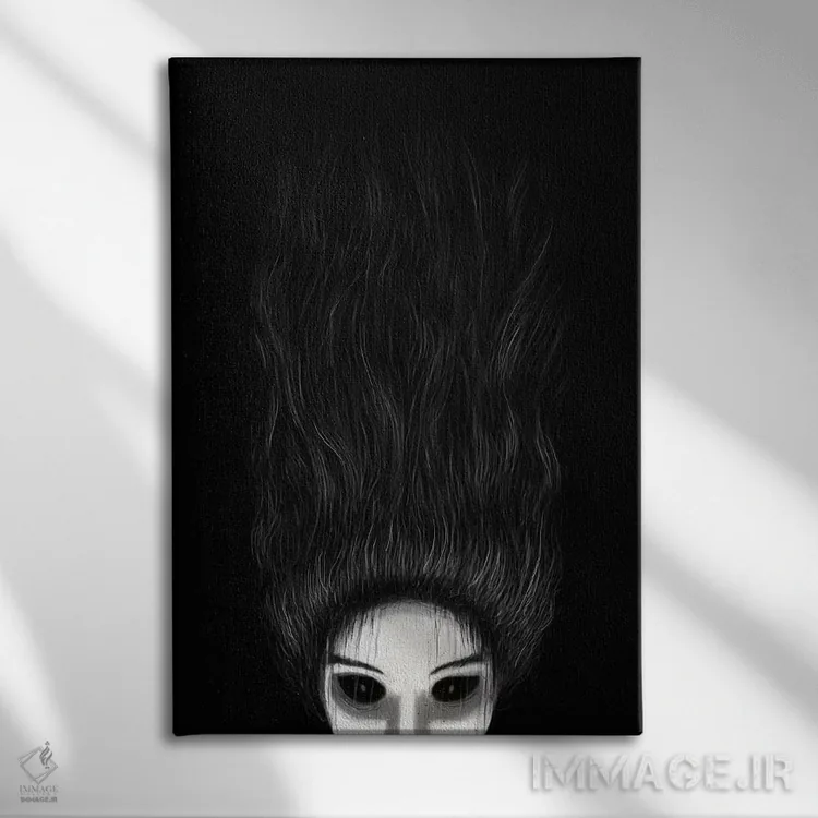 تابلو دکوراتیو تسخیرشده اثر نایس بلید - نمای روبهرو روی دیوار