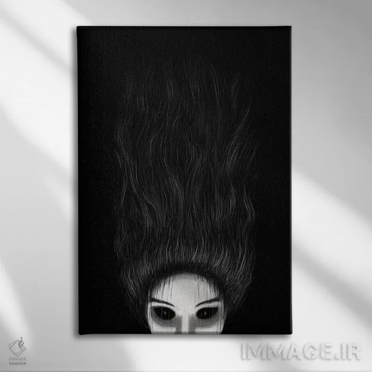 تابلو دکوراتیو تسخیرشده اثر نایس بلید - نمای روبهرو روی دیوار