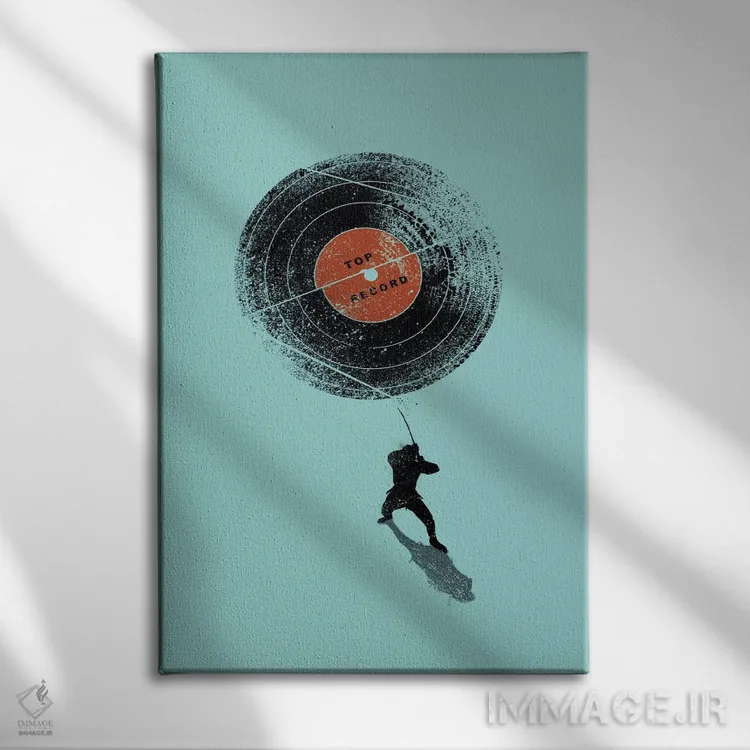 تابلو دکوراتیو رکوردشکن اثر نایس بلید - نمای روبهرو روی دیوار