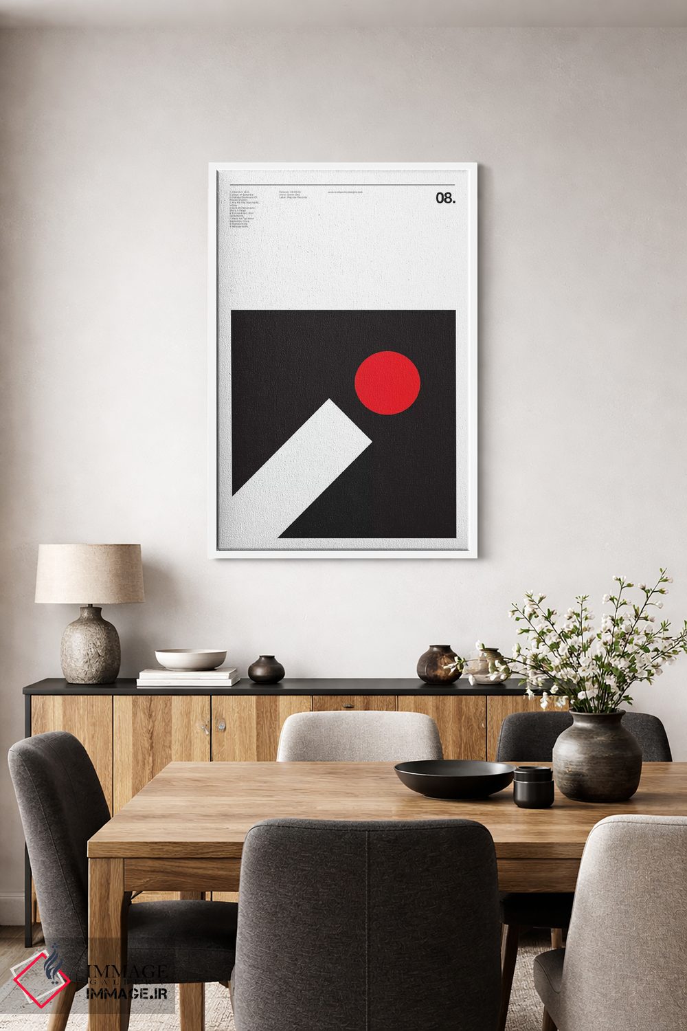 تابلو مینیمال گرین دی اثر نیک بارکلی - D2W