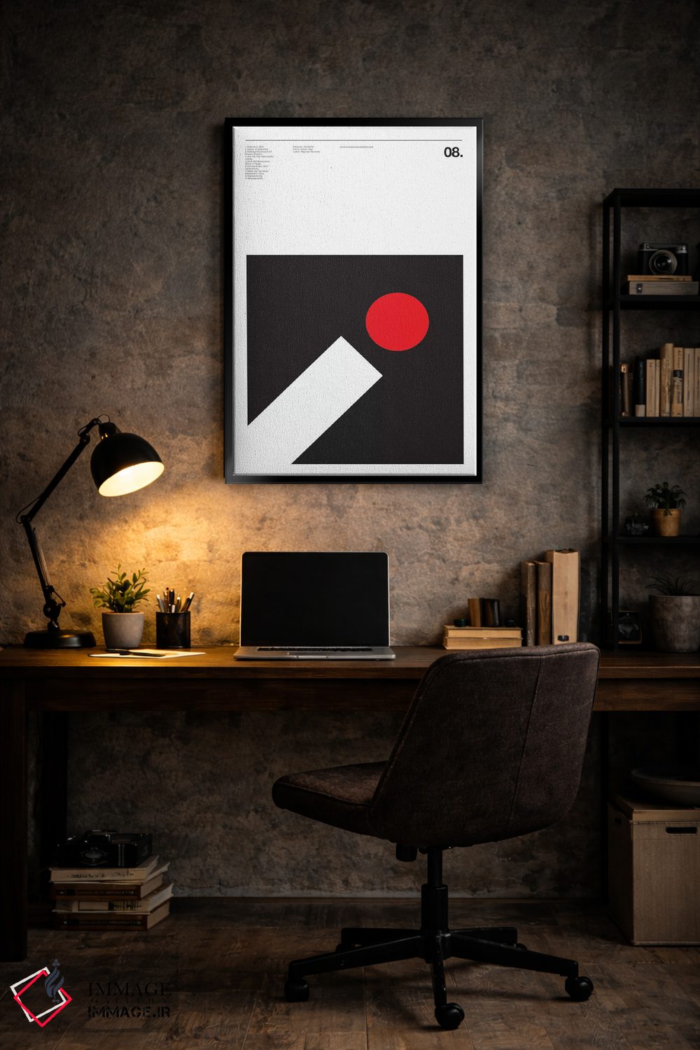 تابلو مینیمال گرین دی اثر نیک بارکلی - D6B