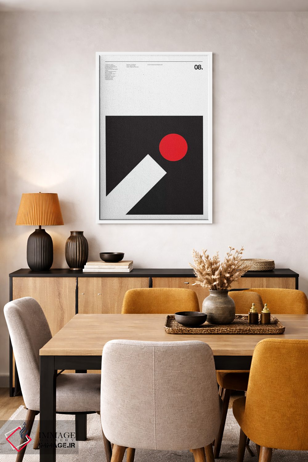 تابلو مینیمال گرین دی اثر نیک بارکلی - D5W