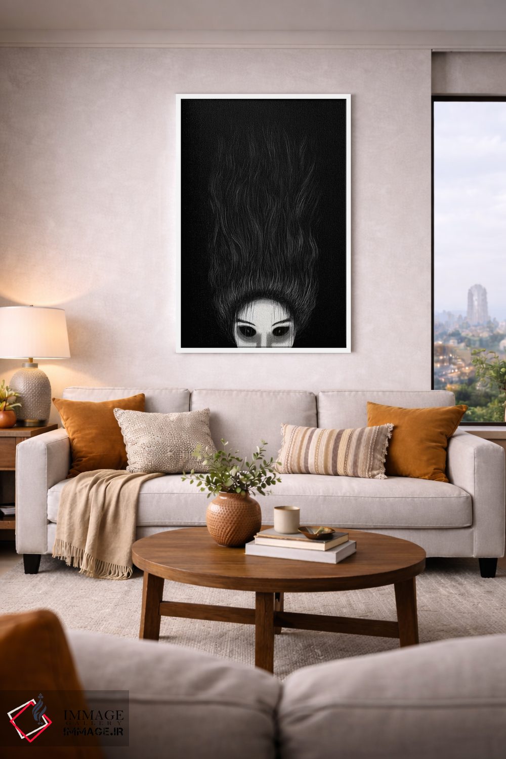 تابلو دکوراتیو تسخیرشده اثر نایس بلید - D2W