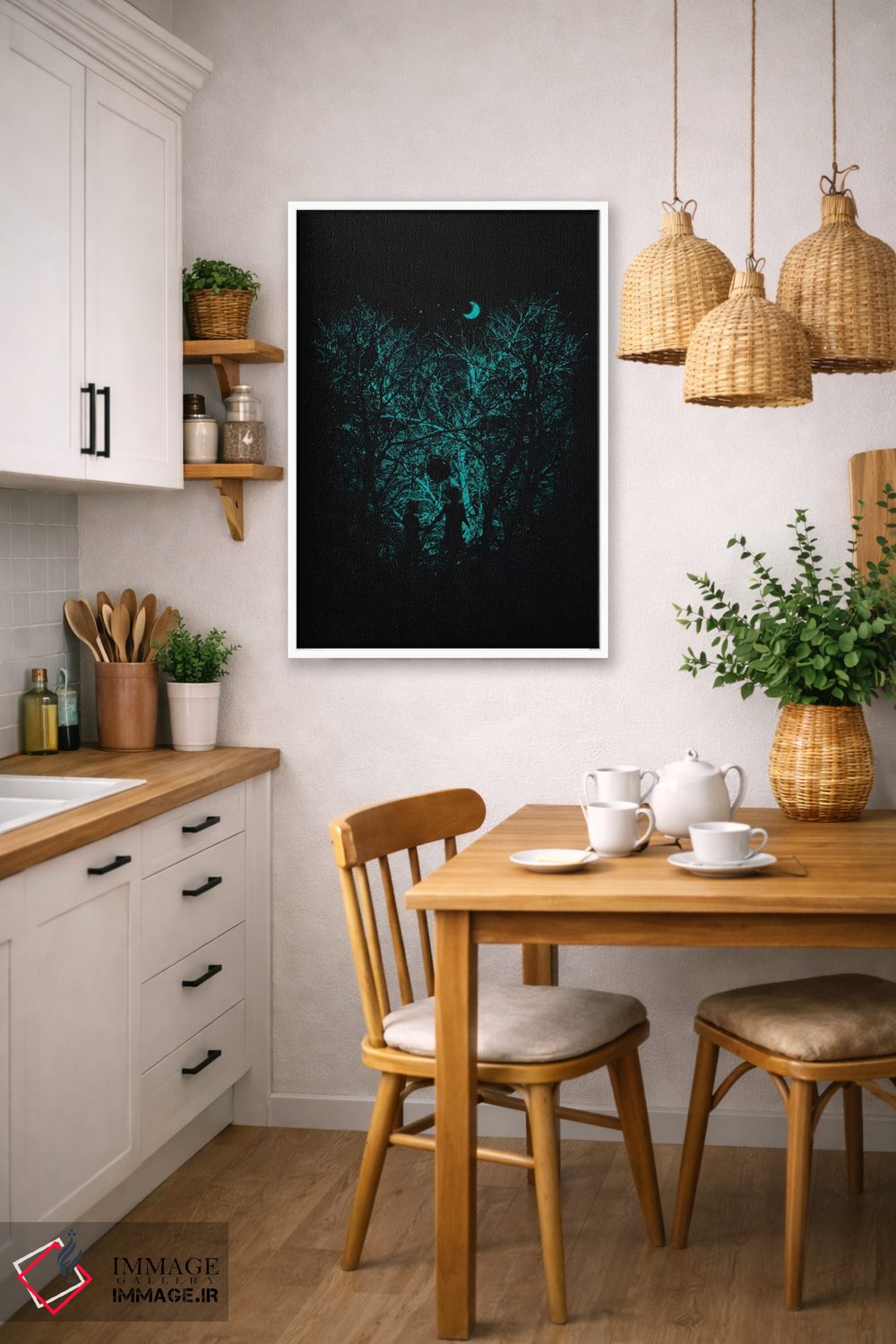 تابلو دکوراتیو در دل جنگل اثر نایس بلید - D5W