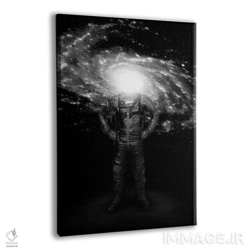 تابلو دکوراتیو آقای کهکشان اثر نایس بلید - نمای پرسپکتیو محصول