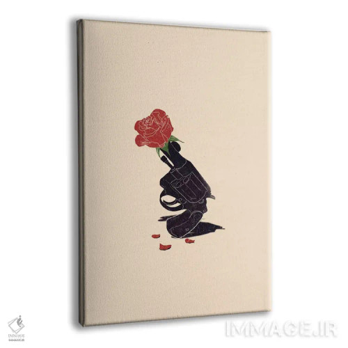 تابلو دکوراتیو آتش بس اثر نایس بلید - نمای پرسپکتیو محصول