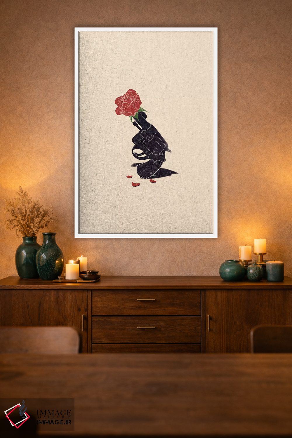 تابلو دکوراتیو آتش بس اثر نایس بلید - D1W