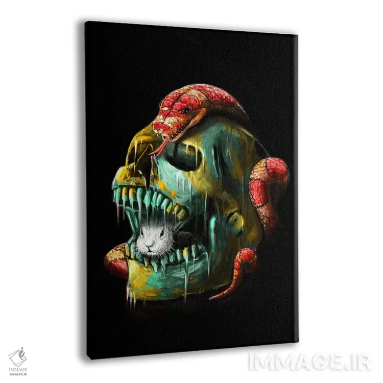 تابلو دکوراتیو ترس و آرزو اثر نایس بلید - نمای پرسپکتیو محصول