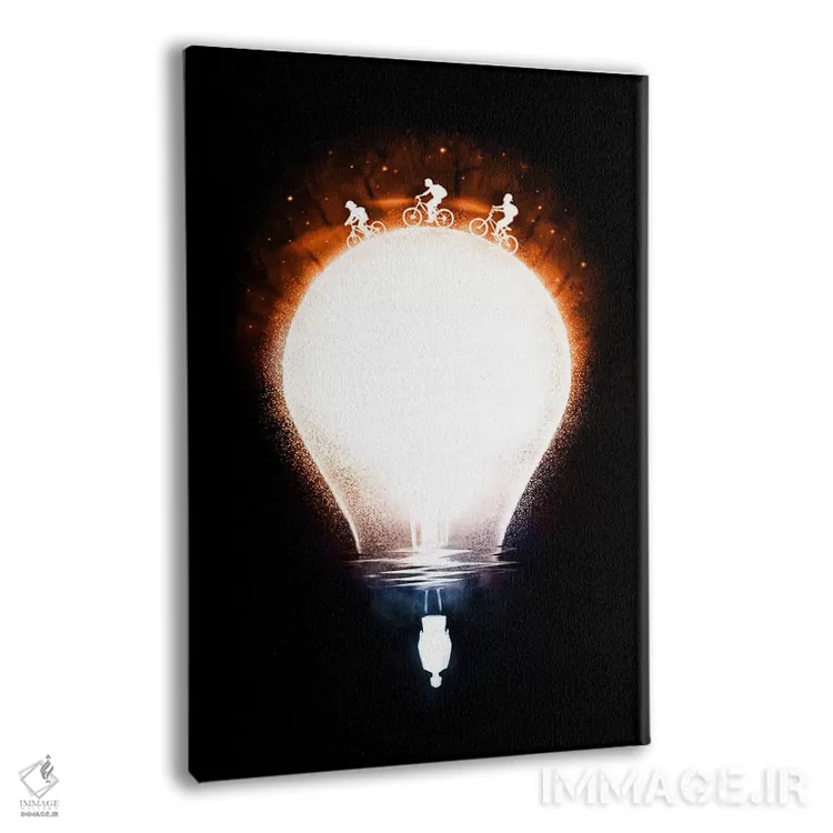 تابلو دکوراتیو نور عجیب اثر نایس بلید - نمای پرسپکتیو محصول