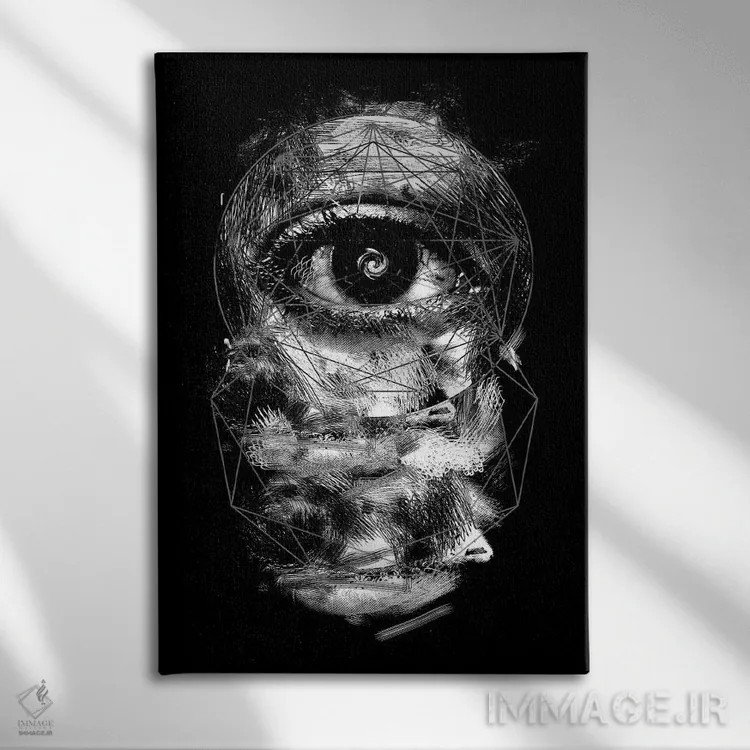 تابلو دکوراتیو پیش بینی کردن اثر نایس بلید - نمای روبهرو روی دیوار