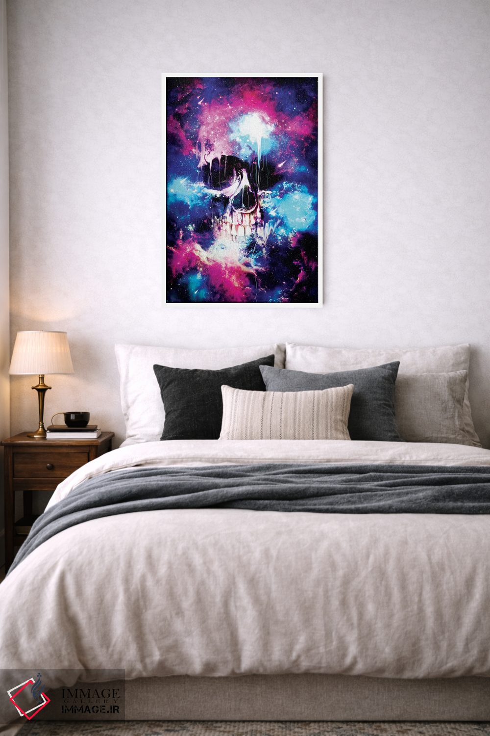 تابلو دکوراتیو جمجمه فضایی اثر نایس بلید - D4W