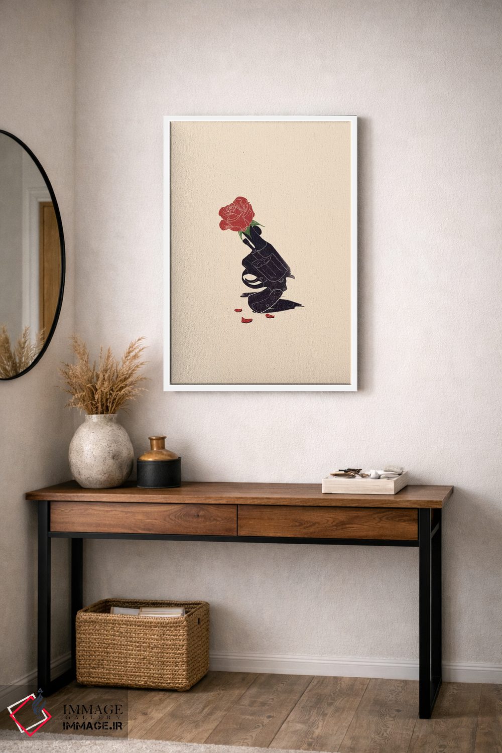 تابلو دکوراتیو آتش بس اثر نایس بلید - D4W