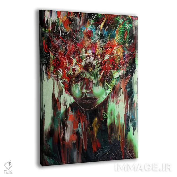 تابلو دکوراتیو ذهن آشفته اثر نایس بلید - نمای پرسپکتیو محصول
