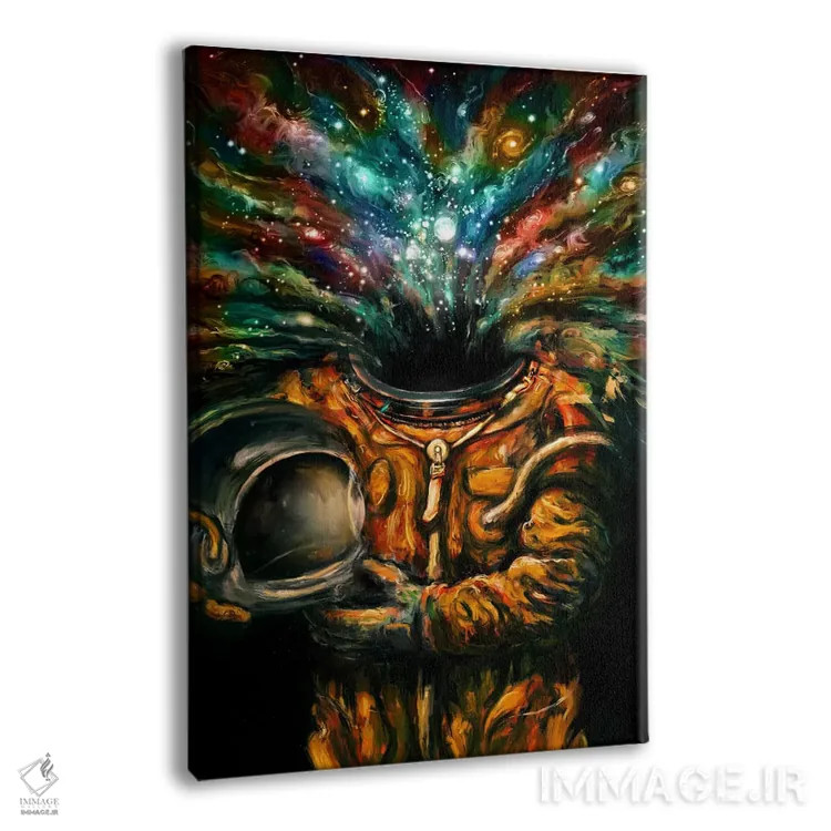 تابلو دکوراتیو دم بکش اثر نایس بلید - نمای پرسپکتیو محصول