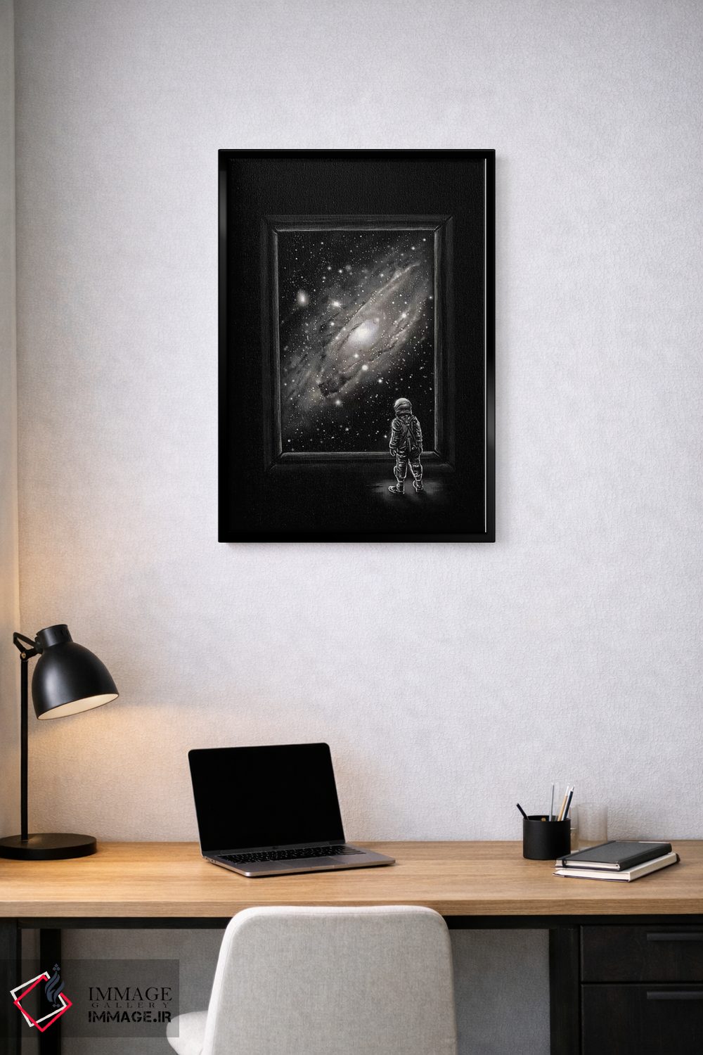 تابلو دکوراتیو نگاه از دل یک شاهکار اثر نایس بلید - D2B