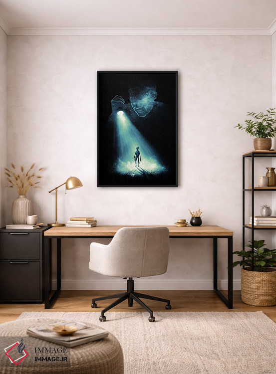 تابلو دکوراتیو می بینمت اثر نایس بلید - D4B