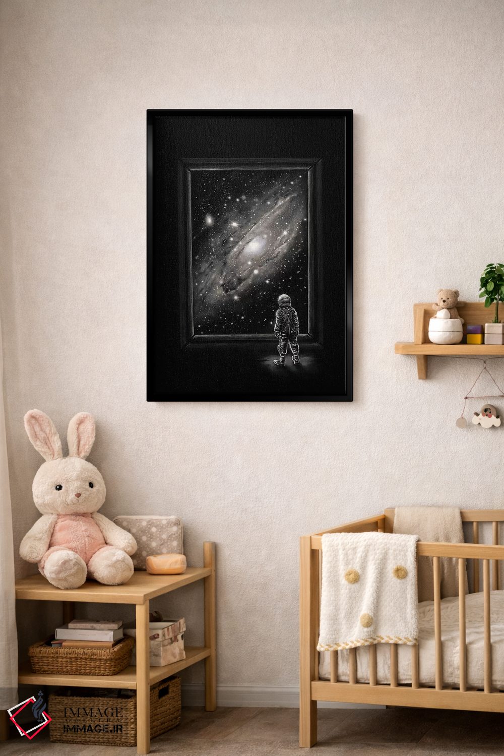 تابلو دکوراتیو نگاه از دل یک شاهکار اثر نایس بلید - D6B