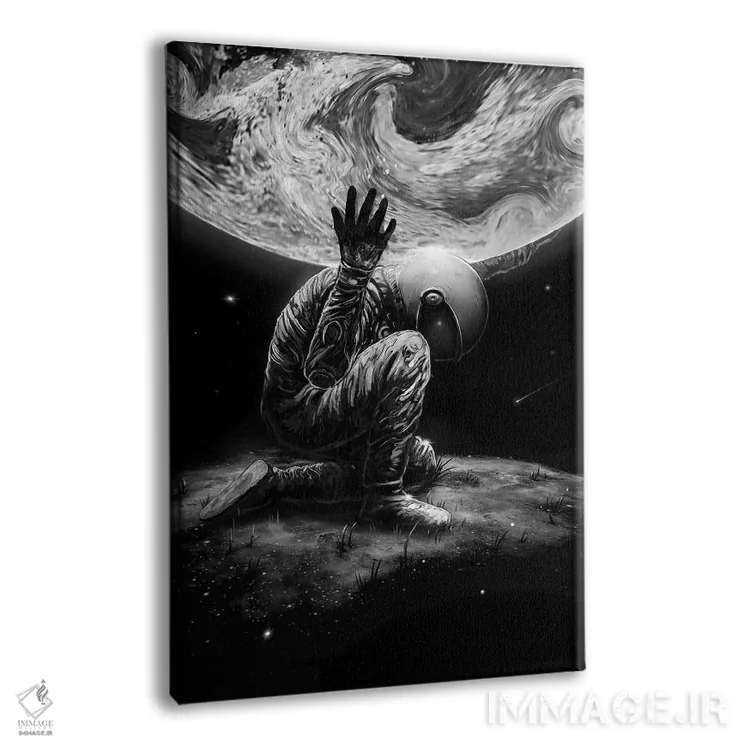 تابلو دکوراتیو اطلس اثر نایس بلید - نمای پرسپکتیو محصول