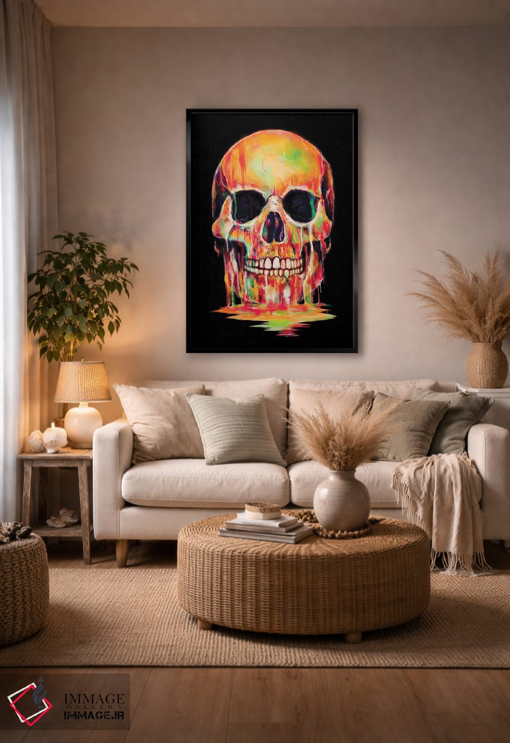 تابلو دکوراتیو رنگ پریدگی اثر نایس بلید - D5B