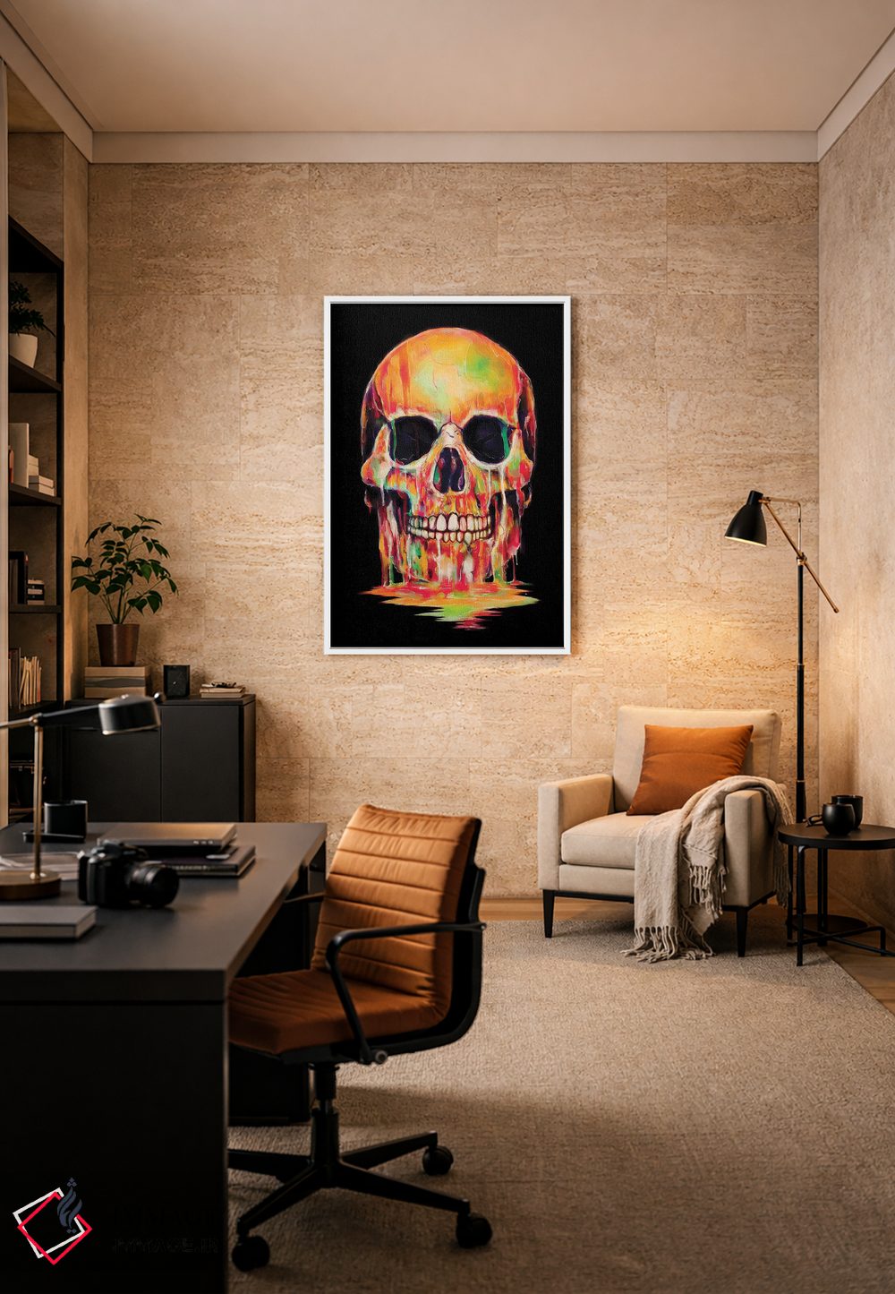 تابلو دکوراتیو رنگ پریدگی اثر نایس بلید - D6W