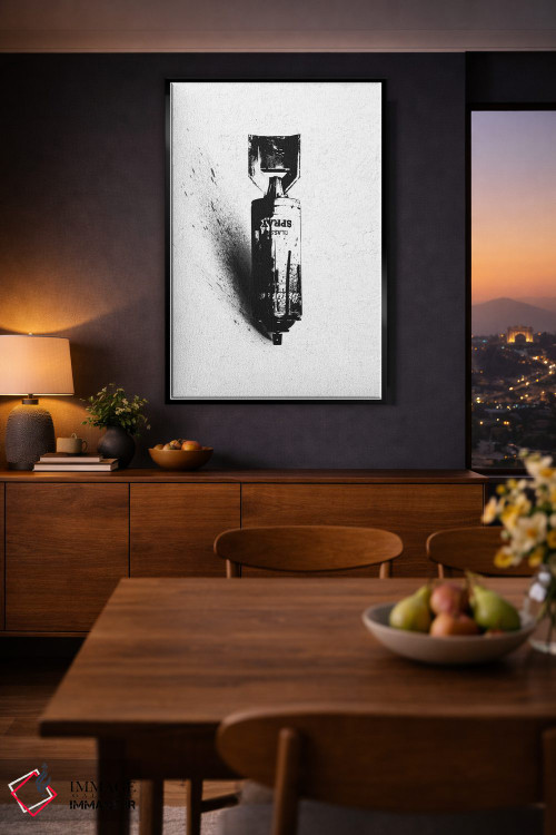 تابلو دکوراتیو اسلحه خلق عظیم اثر نایس بلید - D1B