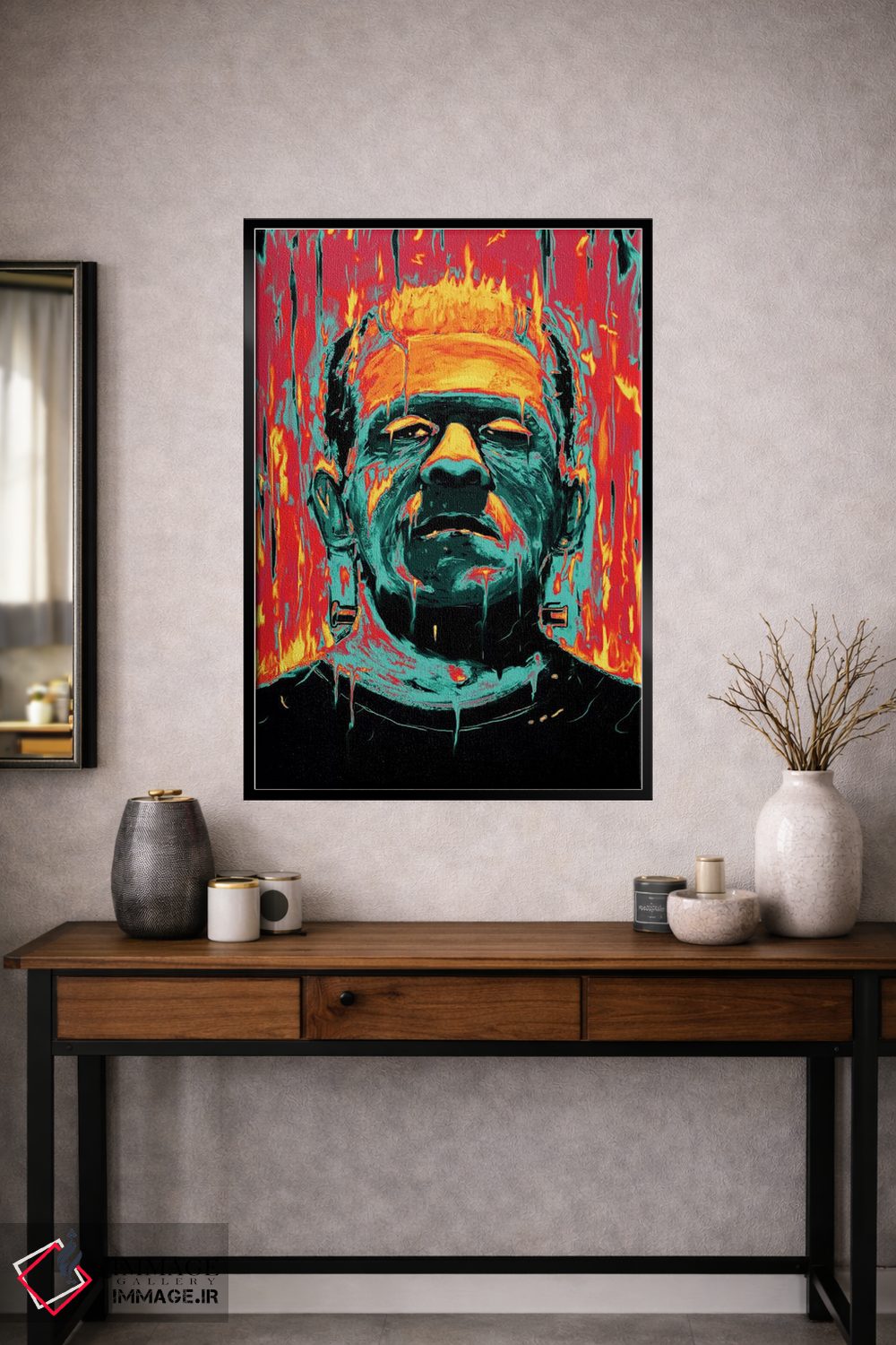 تابلو دکوراتیو فرانکنشتاین اثر نایس بلید - D2B