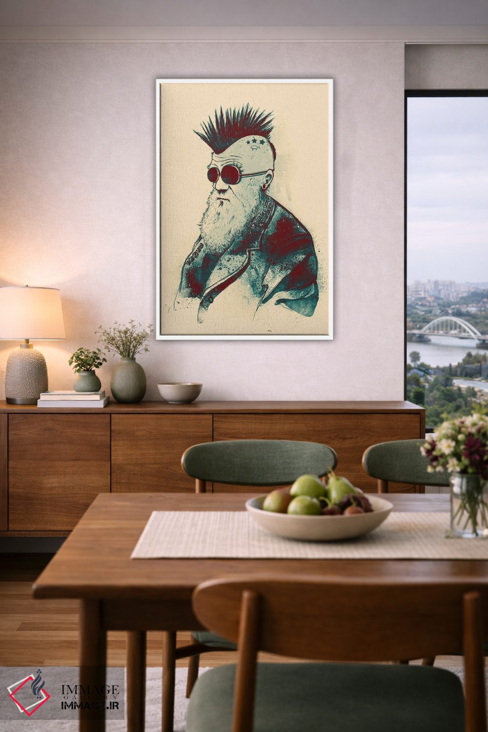 تابلو دکوراتیو تکامل چارلز اثر نایس بلید - D5W