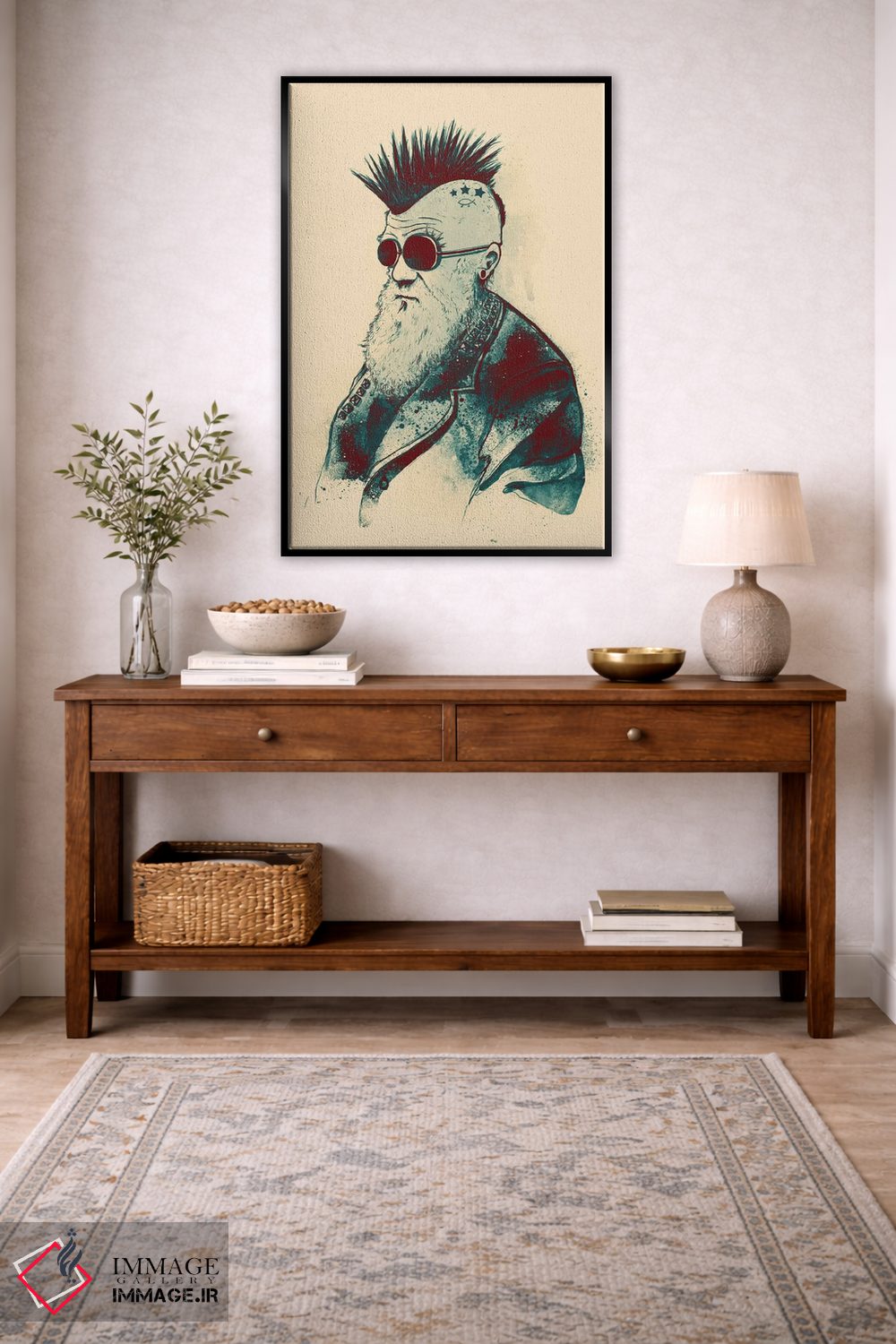 تابلو دکوراتیو تکامل چارلز اثر نایس بلید - D4B