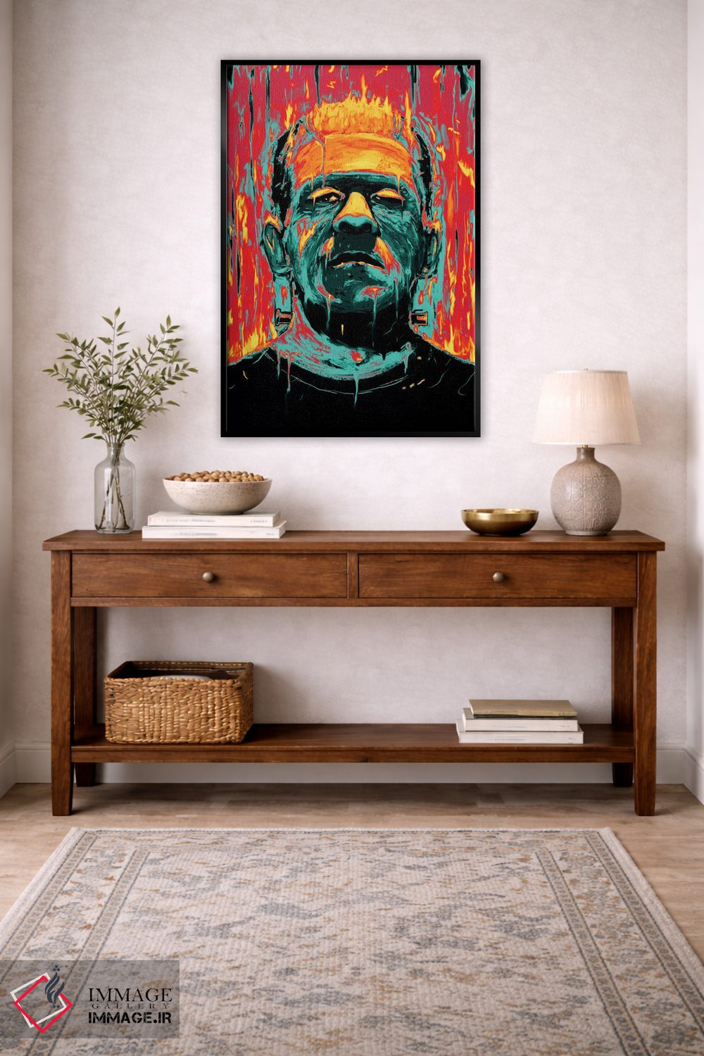 تابلو دکوراتیو فرانکنشتاین اثر نایس بلید - D5B