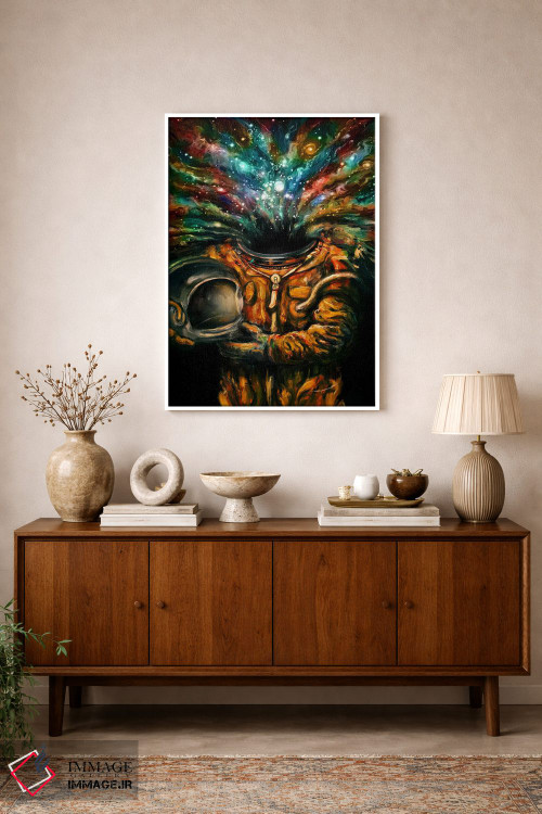 تابلو دکوراتیو دم بکش اثر نایس بلید - D1W