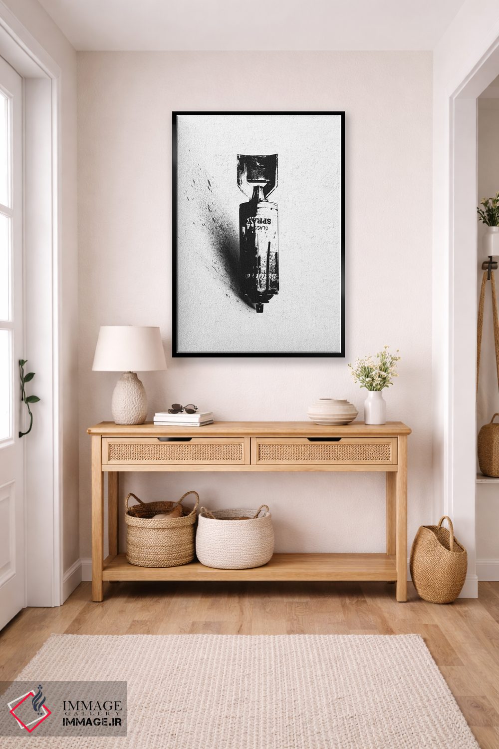 تابلو دکوراتیو اسلحه خلق عظیم اثر نایس بلید - D6B