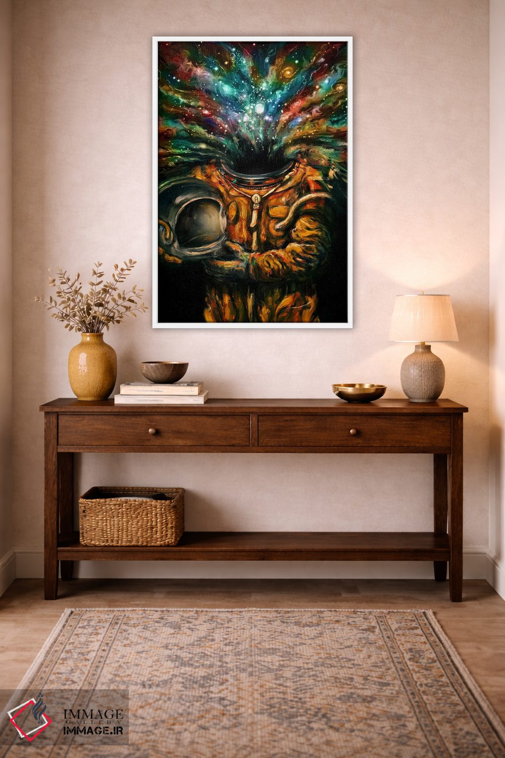 تابلو دکوراتیو دم بکش اثر نایس بلید - D2W