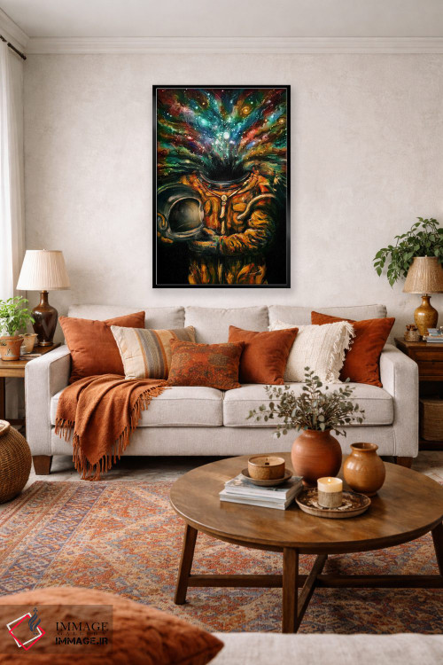 تابلو دکوراتیو دم بکش اثر نایس بلید - D3B