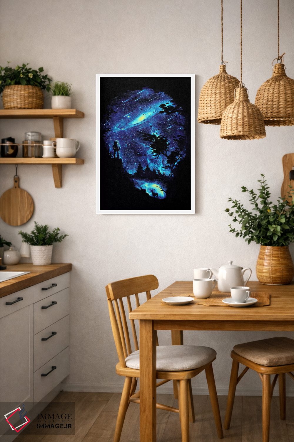 تابلو دکوراتیو مکاشفه کیهانی اثر نایس بلید - D4W