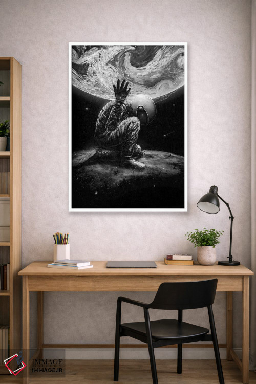 تابلو دکوراتیو اطلس اثر نایس بلید - D1W