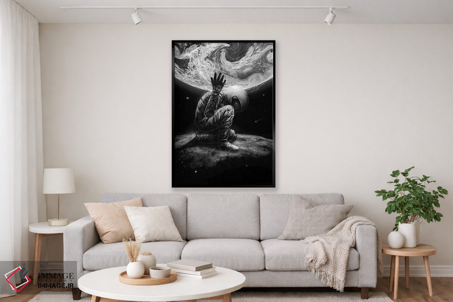 تابلو دکوراتیو اطلس اثر نایس بلید - D2B