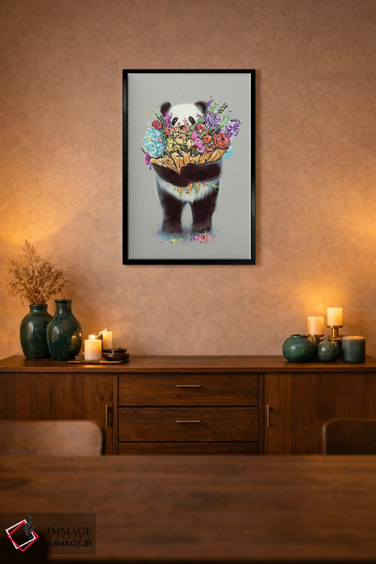تابلو دکوراتیو گل های بزرگ برای تو اثر نایس بلید - D2B