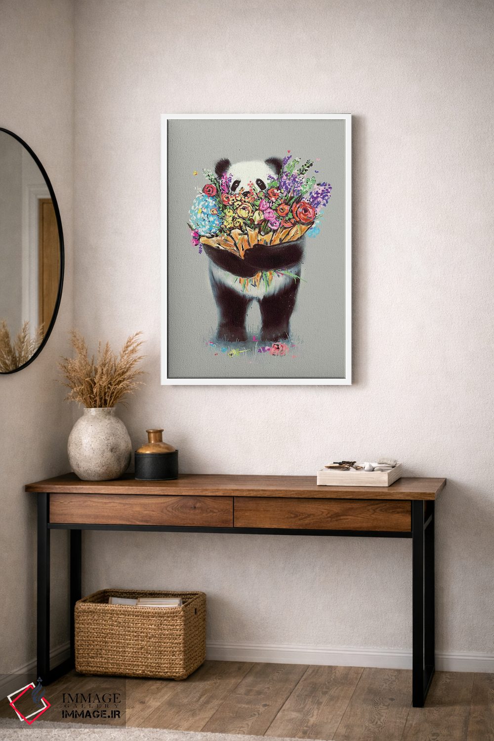 تابلو دکوراتیو گل های بزرگ برای تو اثر نایس بلید - D4W