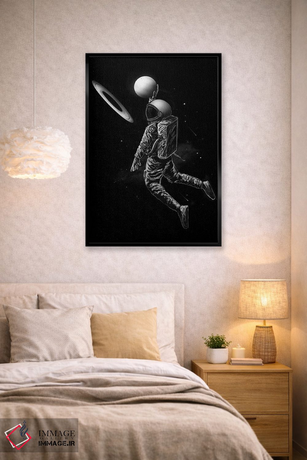 تابلو دکوراتیو دانک زحل اثر نایس بلید - D3B