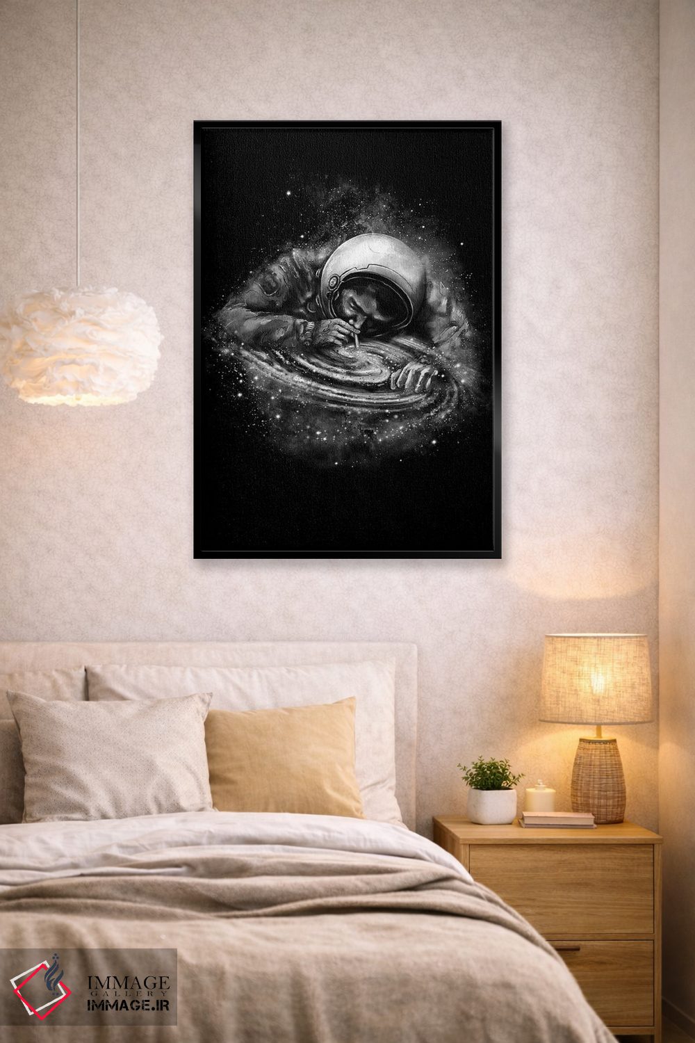 تابلو دکوراتیو معتاد فضا اثر نایس بلید - D3B