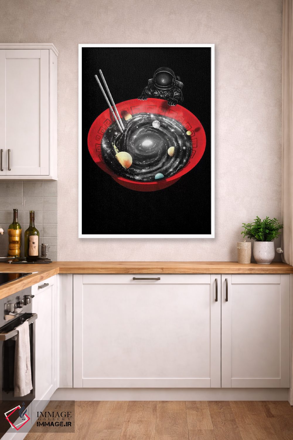 تابلو دکوراتیو رامن کیهانی ۲ اثر نایس بلید - D4W