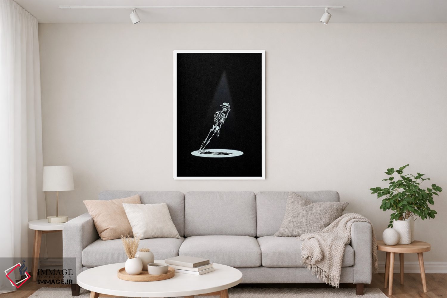 تابلو دکوراتیو ضد جاذبه اثر نایس بلید - D2W