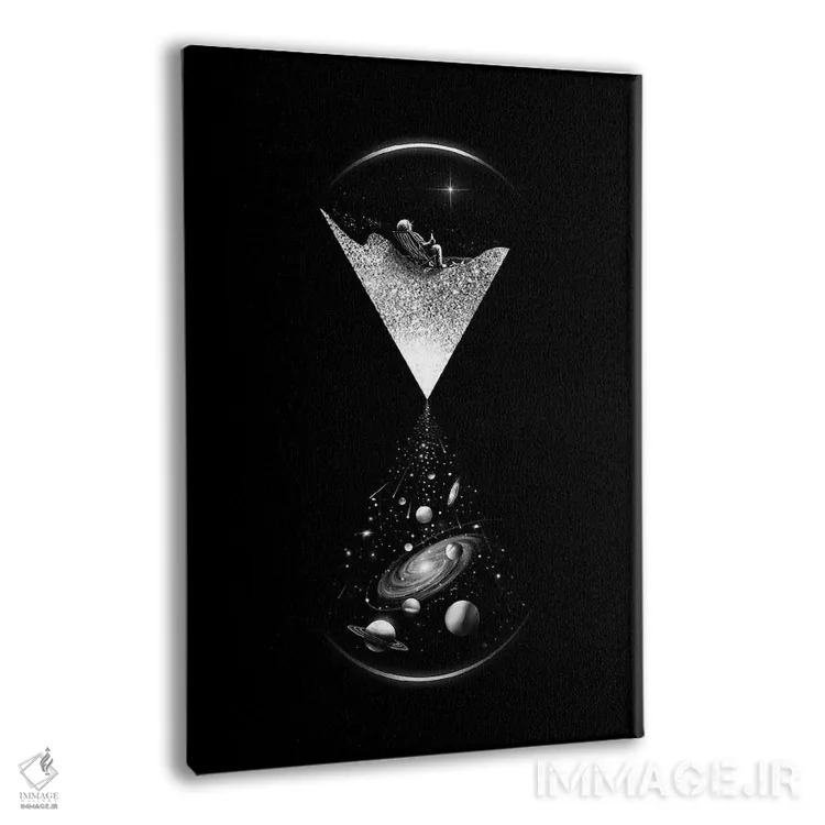 تابلو دکوراتیو فضازمان اثر نایس بلید - نمای پرسپکتیو محصول