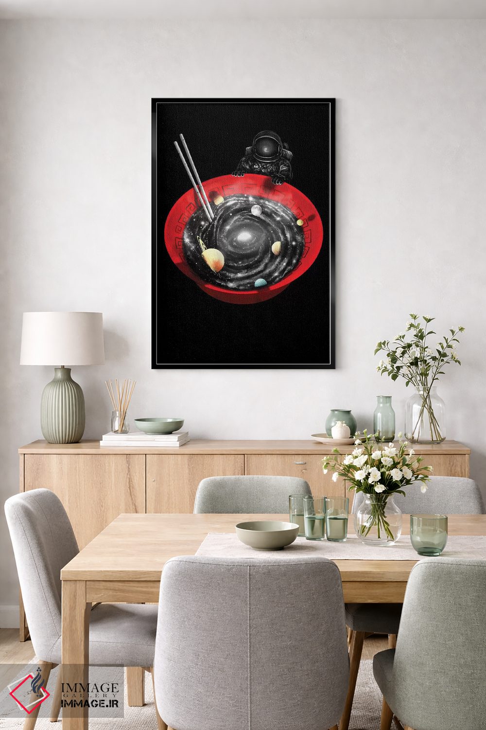 تابلو دکوراتیو رامن کیهانی ۲ اثر نایس بلید - D6B