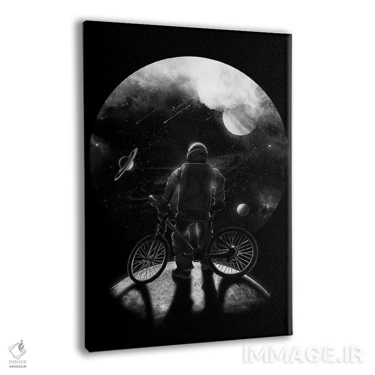 تابلو دکوراتیو رفت وآمدکننده اثر نایس بلید - نمای پرسپکتیو محصول