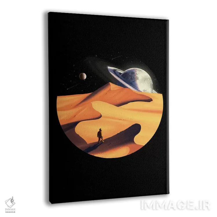 تابلو دکوراتیو سرگردان اثر نایس بلید - نمای پرسپکتیو محصول