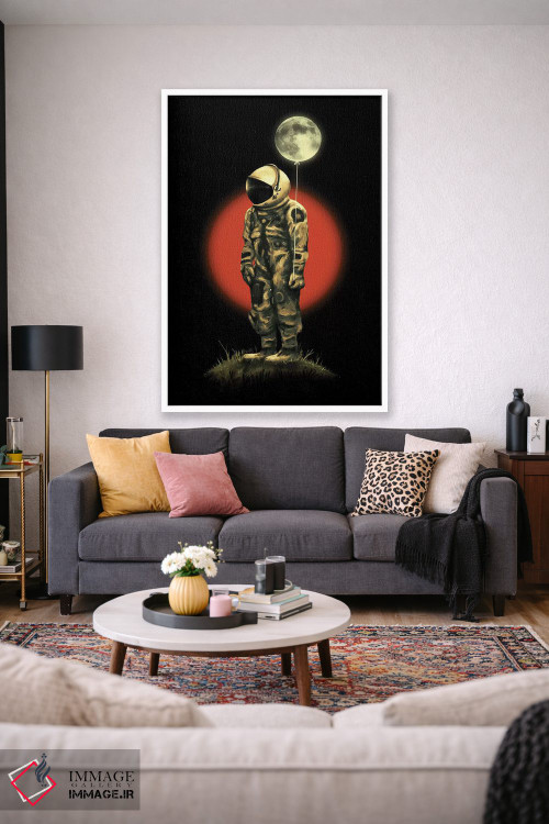 تابلو دکوراتیو مرا به ماه ببر اثر نایس بلید - D1W